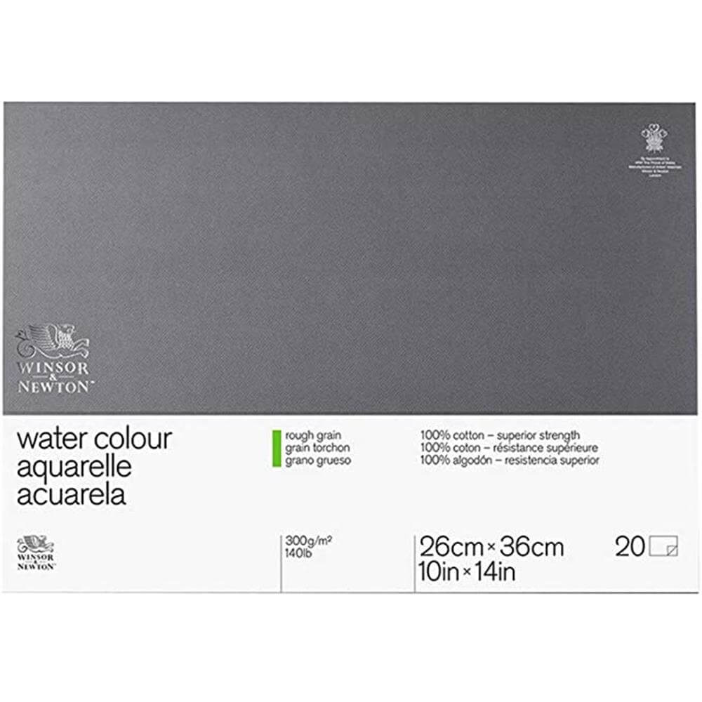 Winsor and Newton Watercolour Blocks 20 SheetsCold, Hot, Rough. 26cm x 36cm